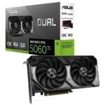 Placa gráfica ASUS DUAL GeForce RTX 5060 Ti OC 8GB GDDR7 Reflex 2 RTX AI DLSS4