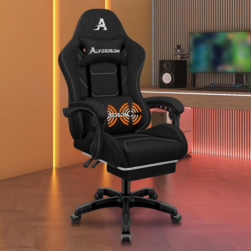 ALFORDSON Cadeira de jogos de massagem