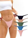 Pack de 5 cuecas de biquíni de cintura baixa