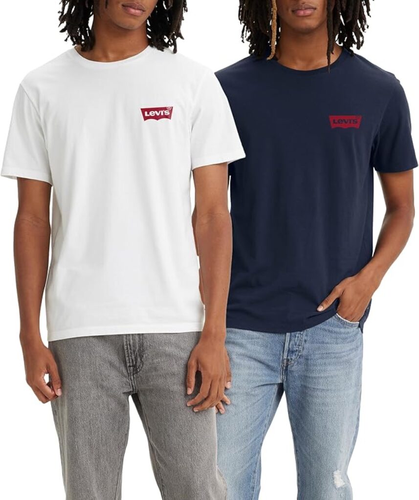 TShirts Levi's Crewneck Graphic BW (pacote de 2)
