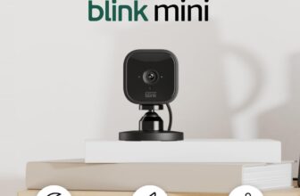 Blink Mini Câmara de segurança interior compacta e inteligente
