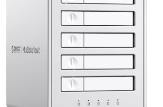 ORICO All-Flash Caixa para Discos Duros Raid de 5 Gavetas