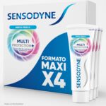 Sensodyne Pasta de dentes Multiproteção contra a Sensibilidade Dentária + Cuidado Diário, Pack 4x75 ml