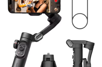 Estabilizador gimbal portátil de 3 eixos SmartXE para smartphone AI Rastreamento facial