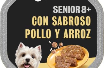 Cesar 14 x 150 g Senior 8 bandeja com pedaços de frango
