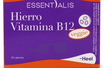 Essentialis Ferro vitamina B12 Veggie, 30 cápsulas veganas