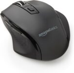 Amazon Basics Rato sem fios ergonómico, DPI ajustável, preto