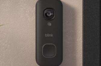 Campainha de vídeo com fio Blink 2K+ (última geração)