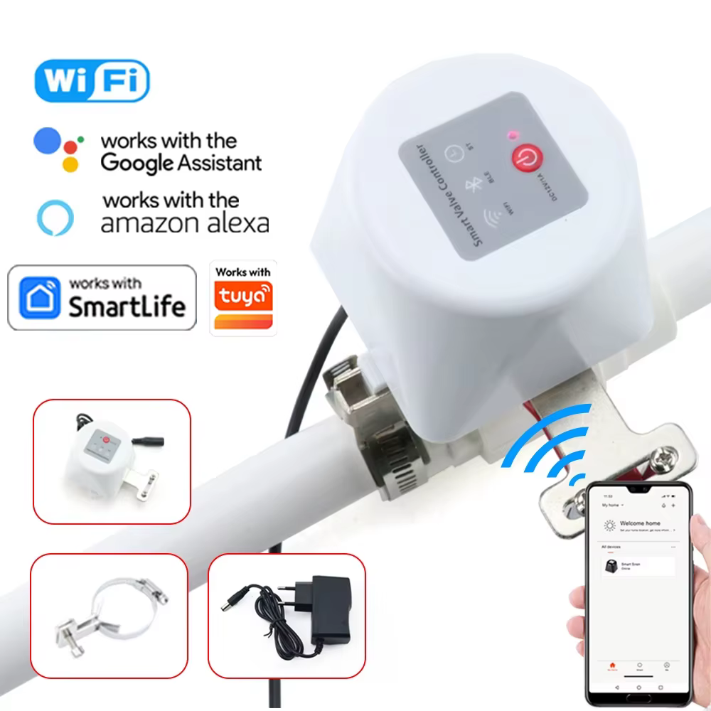 Válvula de Água WiFi com Temporizador