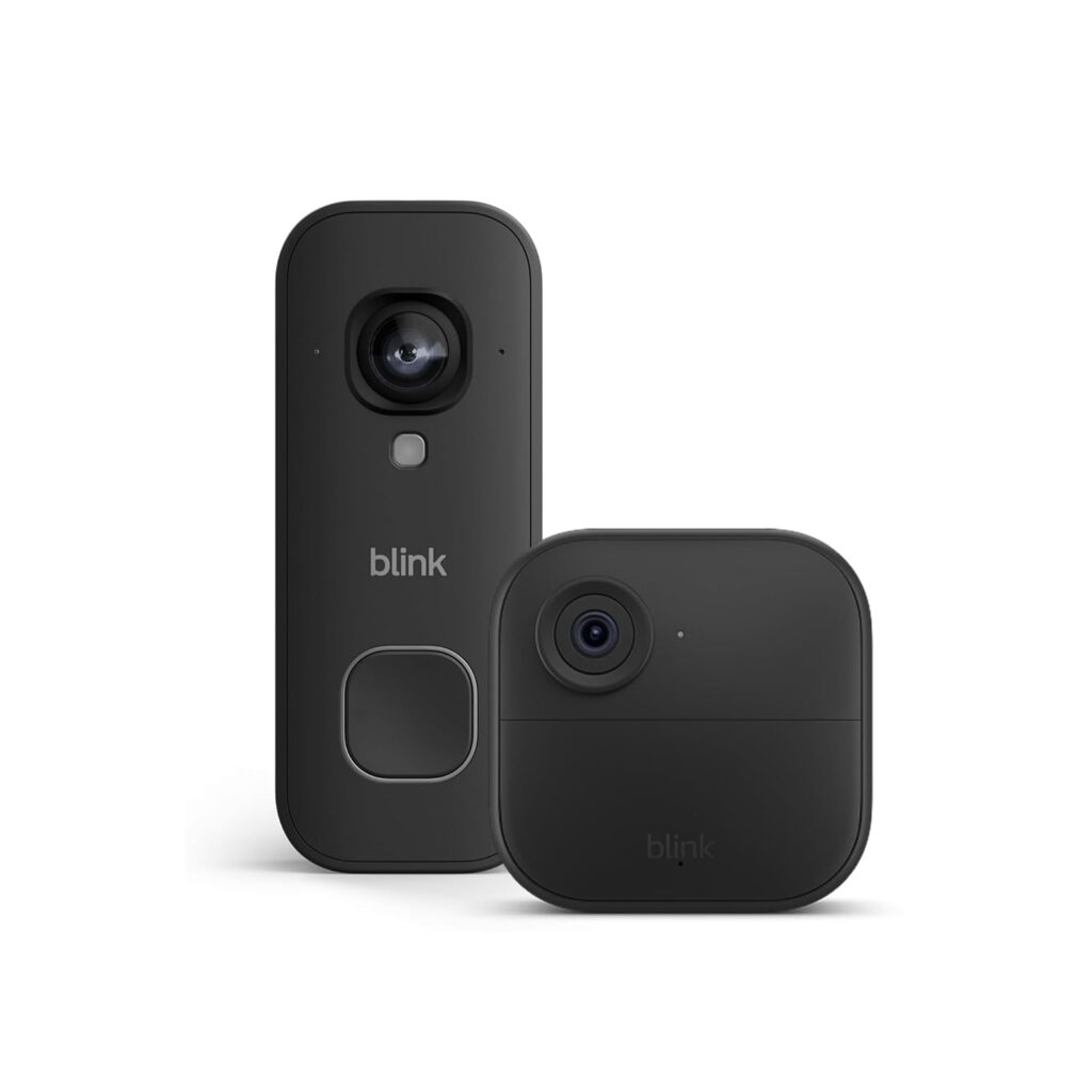 Câmara exterior Blink com 4 câmaras e campainha