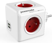 PowerCube original USB - Extensão de 4 tomadas