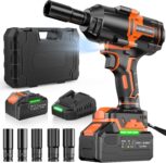 Chave de impacto de bateria 1000 N.m, 1/2"