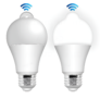lâmpada E27 led com sensor de movimento