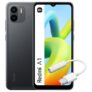 Xiaomi Redmi A1 2GB/32GB/6.52″ Preto + Cabo USB-C a Jack