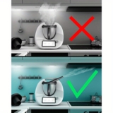 Desviador De Vapor para robo de cozinha Bimby/similar