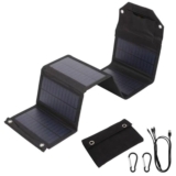 Painel Solar Klack 60W 2 portas USB Dobrável Portátil Cabo 3 em 1