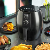 Air Fryer Capacidade 4,5L, Temperatura regulável entre 80 a 200°C, 1350W Azorex