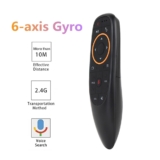 Controlo G10S 2.4G Air mouse Sem Fios, Para Box Android