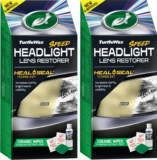2 x Turtle Wax Kit de restauração de faróis dianteiros