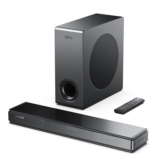 Barra de Som HW210 120W bluetooth Soundbar 3 Surround 3D + Subwoofer
