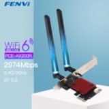 3000Mbps WiFi 6 Intel AX200 PCIE Wireless Adapter Bluetooth 5.2 Network WiFi