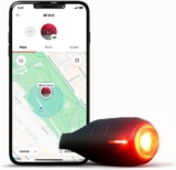 Luz traseira inteligente para bicicletas com localizador GPS e alarme antirroubo