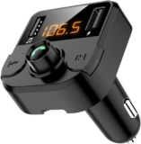 Transmissor FM, Bluetooth 5.0 MP3 Player com porta USB dupla