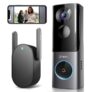 Vídeo porteiro X3 WiFi 360 Alexa, sensor HDR, campainha com visão noturna