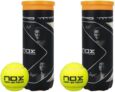 NOX bolas de padel 2 Tubos de 3 Bolas Pro Titanium