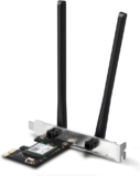 Mercusys MA80XE – AX3000 Wi-Fi 6 Bluetooth 5.2 adaptador PCIe, Wi-Fi 2402 Mbps