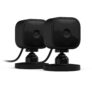 Blink Mini | Câmara de segurança inteligente compacta, interior (Pack de 2)