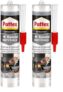 Pattex Silicone churrascos e lareiras, cinzento, resistente ao fogo, 500 g (embalagem de 2)