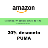 Economize 30% por cada compra de 150€ em produtos PUMA