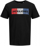 Jack & Jones Jjecorp-T-shirt de manga curta com logótipo SS Crew Neck Noos PS homem (S,M,L e XXL)
