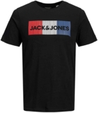 Jack & Jones Jjecorp-T-shirt de manga curta com logótipo SS Crew Neck Noos PS homem (S,M,L e XXL)