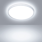 Plafon teto Luz LED  5000 K, candeeiros redondos modernos, (18W=100W) 2400 LM IP44