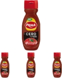 Ketchup Prima Zero sem adição de açúcares. 265 g (embalagem de 4)