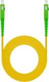 Nanocabo fibra SC/APC LSZH amarelo 10 m