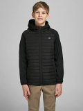 Jack & Jones Junior Jjemulti-Casaco acolchoado para crianças, cinzento