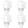 4 X Wifi Smart Plug com Monitor de Energia 16A 3680W