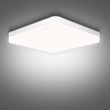 Lâmpada de teto led com uma potencia de 24 w = 100w, medidas 18*18*4 cm