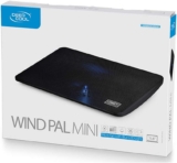 DeepCool Wind PAL Mini – Base arrefecimento para portáteis, 14 cm, compatível com 15,6″