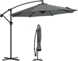 Sekey® guarda-sol para terraço jardim praia piscina pátio diâmetro 270 cm