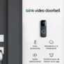 Blink Video Doorbell | Áudio bidirecional, vídeo HD