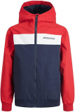 Jack & Jones Jjerush Blocking Hood Bomber Sn Jr casaco para crianças