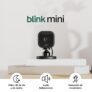 Blink Mini Câmara de segurança interior compacta e inteligente, vídeo HD 1080p