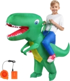 Disfarce insuflável de dinossauro | Bomba Incluída