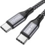 Cabo USB C a USB C [2M], cabo PD 20V/3A 60W