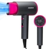 Aigostar Secador de cabelo profissional, tecnologia de iões negativos – 2200 W