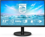 Philips Monitor 221V8/00-22″ FHD, 75Hz